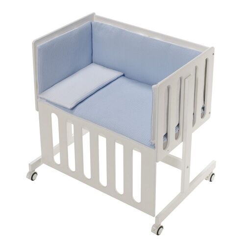 CO-SLEEPING CRIB MINANA IN  BEECH + BEDDING + GARMENT + MATTRESS - MOD. ASTRID -