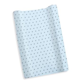 HOUSSE POUR MATELAS A LANGER - JERSEY - MOD. JE T'AIME- 1