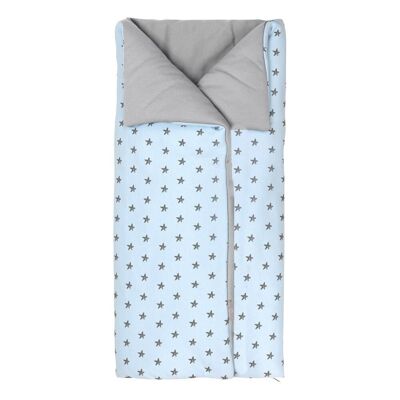 RECEIVING BLANKET/SLEEPING BAG - 75 X 65 CMS - COTTON - MOD. LOVE YOU -