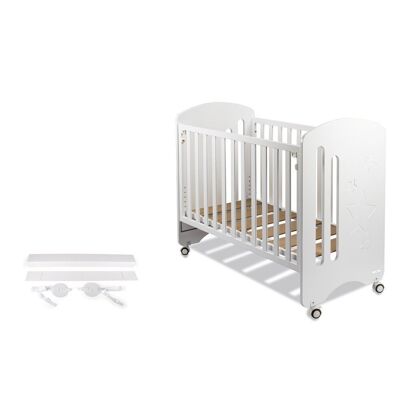 COT BED 60X120 - MOD. NEW STAR + KIT CO-SLEEPING