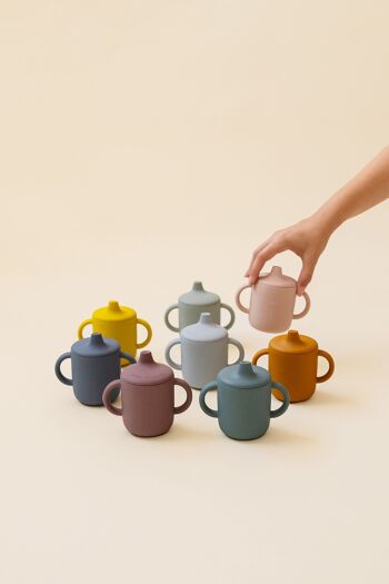 Ensemble de tasses à bec en silicone Lili 2