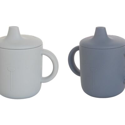 Ensemble de tasses à bec en silicone Lili