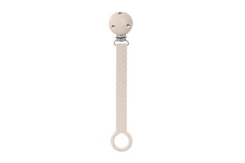 Attache-tétine en silicone Pétoncle Sable 1