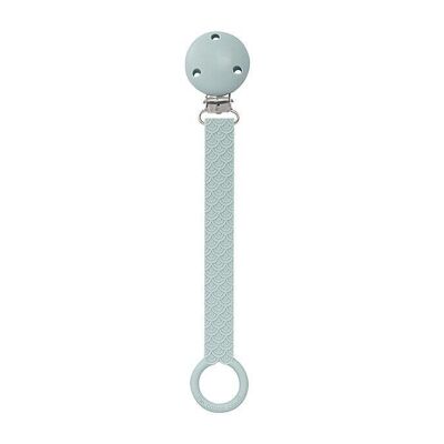 Silicone Pacifier holder Scallop Jade