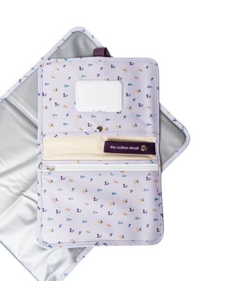 Diaper bag and changing mat FRUITY