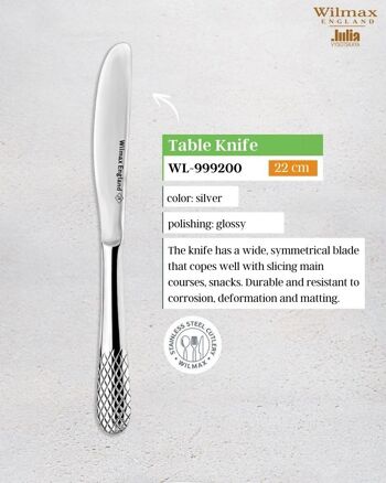 Table Knife on Blister Pack WL‑999200/1B 2