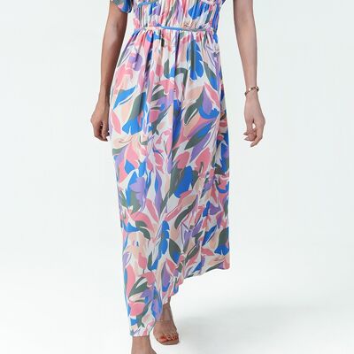 Long dress with print