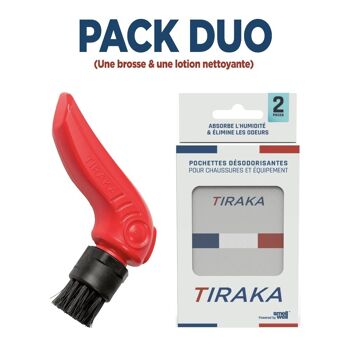 Pack Duo My TIRAKA (Brosse + Pochettes désodorisantes) 3