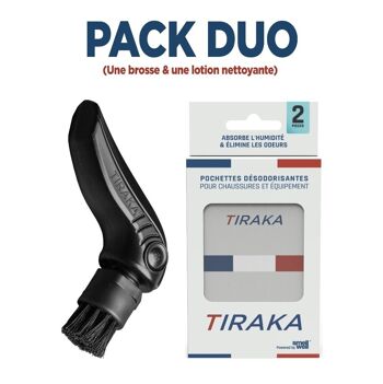Pack Duo My TIRAKA (Brosse + Pochettes désodorisantes) 4