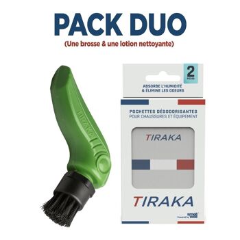 Pack Duo My TIRAKA (Brosse + Pochettes désodorisantes) 5