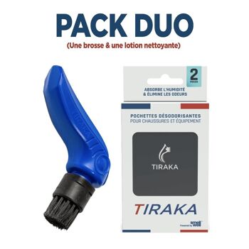 Pack Duo My TIRAKA (Brosse + Pochettes désodorisantes) 6