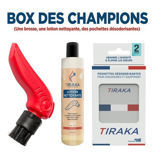 Box des Champions My TIRAKA - Rouge - Bleu-Blanc-Rouge