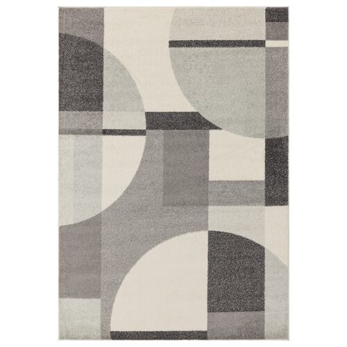 Muse Grey Art Deco Rug MU20 200x290cm