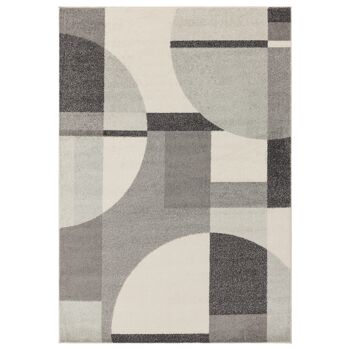 Muse Tapis Art Déco Gris MU20 200x290cm 1