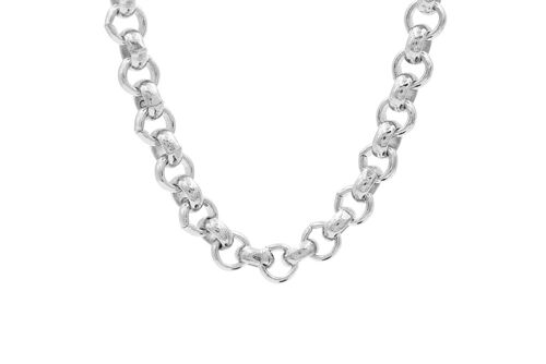 Bling Necklace Silver - 43cm, Silver