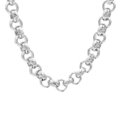 Bling Halskette Silber - 43cm, Silber
