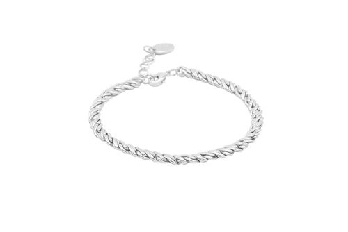 Viper Bracelet Silver - 15-17cm, Silver