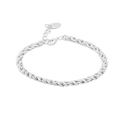 Viper Bracelet Silver - 15-17cm, Silver