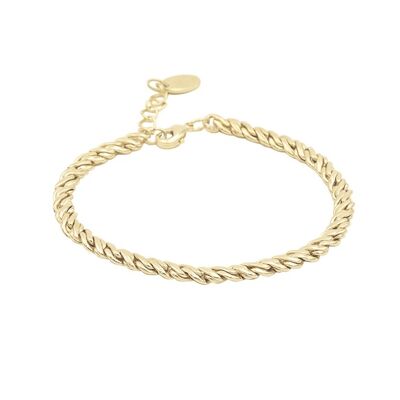 Viper Bracelet Gold - 15-17cm, Gold