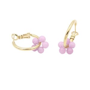 Boucles d'Oreilles Bloom Lavande - Lavande