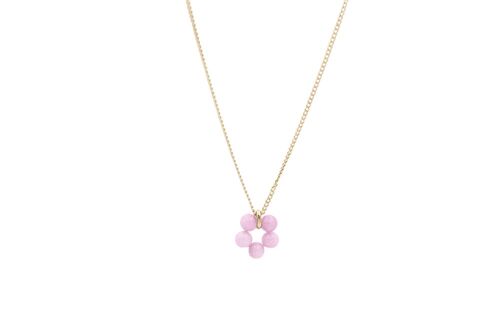 Bloom Necklace White - Lavender