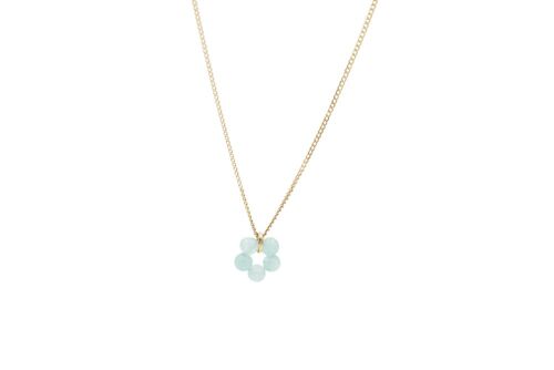 Bloom Necklace White - Mint