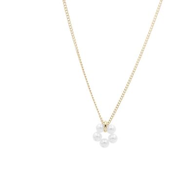 Bloom Necklace White - Pearl White