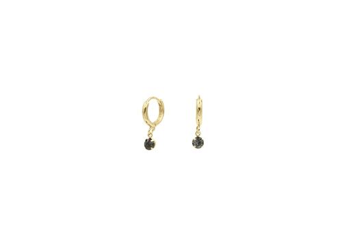 Mar Charm Crystal Earrings - Crystal