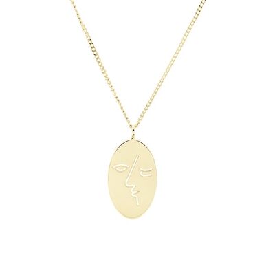 Kiss Necklace Gold - Gold, Classic