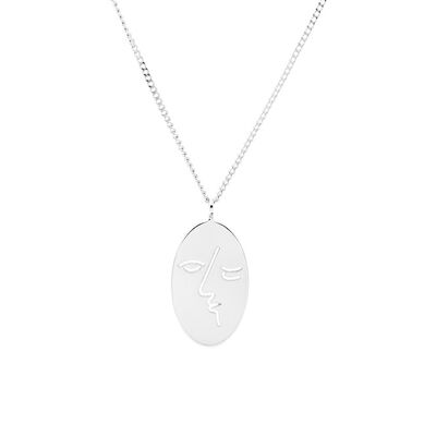 Kiss Necklace Gold - Silver, Classic