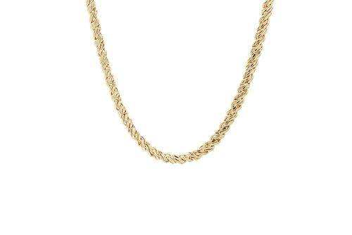 Viper Necklace Gold - Gold, 52cm