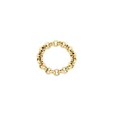 Rolo Ring Silber - L / 16, Gold