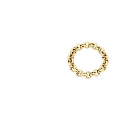 Rolo Ring Silber - L / 16, Gold