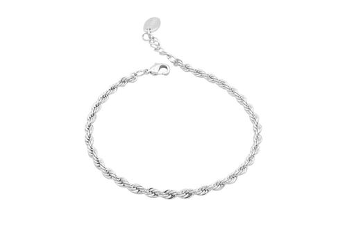 Twister Bracelet Gold - 17-20cm, Silver