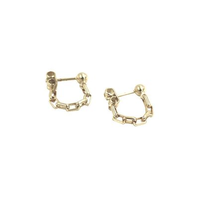 Tina Earrings Gold - Gold