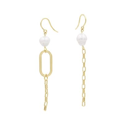 Boucles d'Oreilles Muse Doré