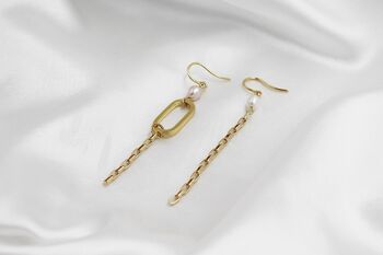 Boucles d'Oreilles Muse Doré 4