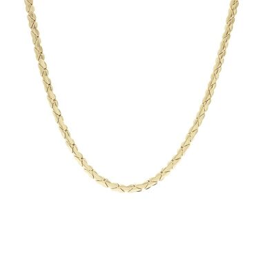 Hearts Necklace Gold