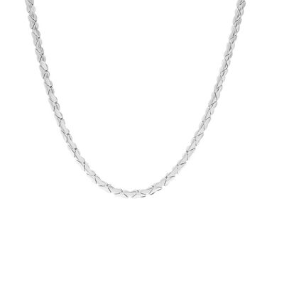 Hearts Necklace Silver