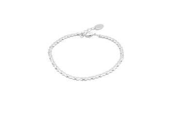 Bracelet Coeurs Argent 1