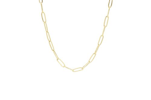 Link Big Necklace Gold - Gold, 46cm