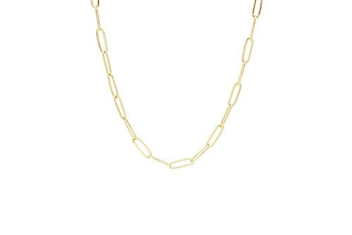 Link Big Necklace Gold - Gold, 52cm