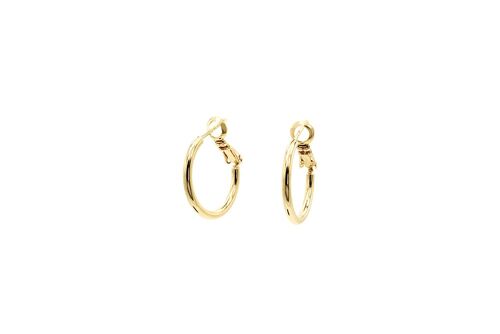 Sleek Hoop Small Earrings Gold