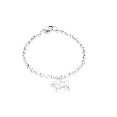 Bracelet Lion Argent