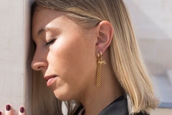 Boucles d'Oreilles Trio Doré 5