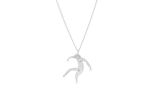 Hug Necklace Silver - Silver, Classic