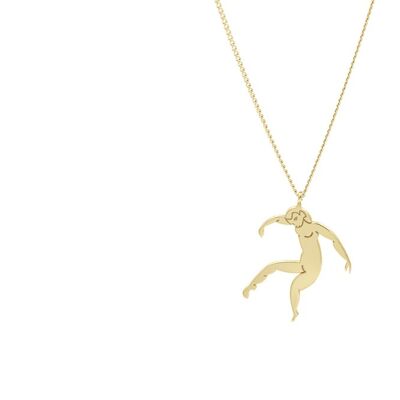 Hug Necklace Gold - Gold, Classic