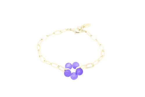 Bloom Big Bracelet Green - Lilac