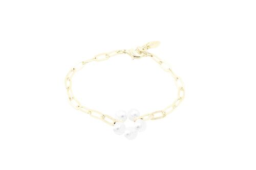 Bloom Big Bracelet White