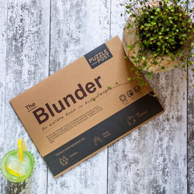 Escape Room in An Envelope: Dinner Party - THE BLUNDER, Board Game Puzzle